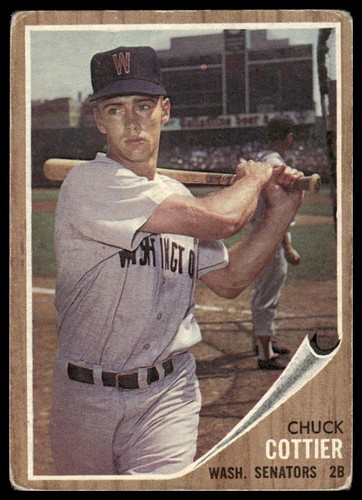 1962 Topps #27 Chuck Cottier - Picture 1 of 2