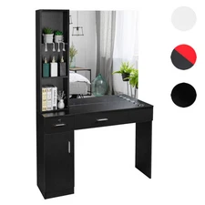 Beauty Salon Spa Equipment Hair Styling Barber Station Mirror Dressing Table
