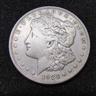 1921-S Morgan Silver Dollar - San Francisco - 90% Silver- VF Det. - Old Cleaning
