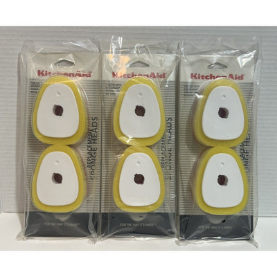 KitchenAid Set of 2 Replacement Sponge Heads for Sponge Brush (3 Pack) 6 Sponges