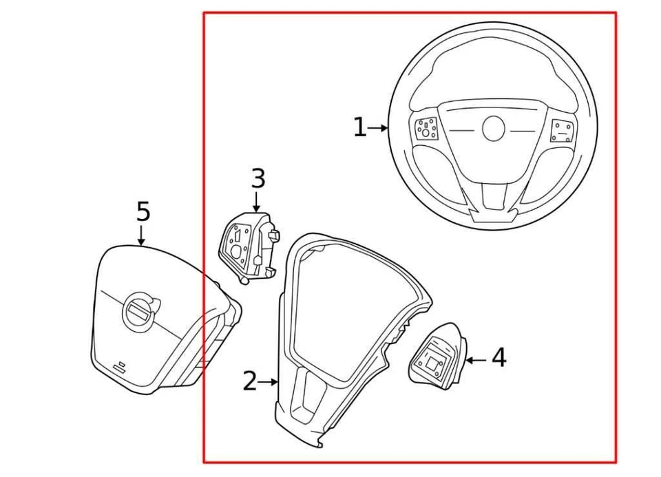 Volvo S60 T5 Premier 2015-16 2,0 L tracción delantera volante cuero con botones de control Foto 2 de 4