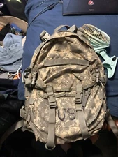 US ARMY ACU ASSAULT PACK 3 DAY MOLLE II BACKPACK  Made in USA with Stiffiner