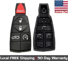 Lot of 1x New Replacement Key fob Rubber Button for Chrysler Dodge Jeep