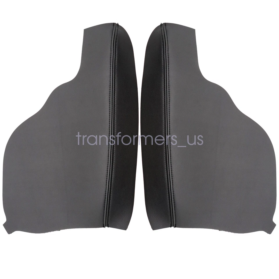 2pcs Door Armrest Replacement Cover Leather For Honda Odyssey 2011-2017 Black - Image 2 of 4
