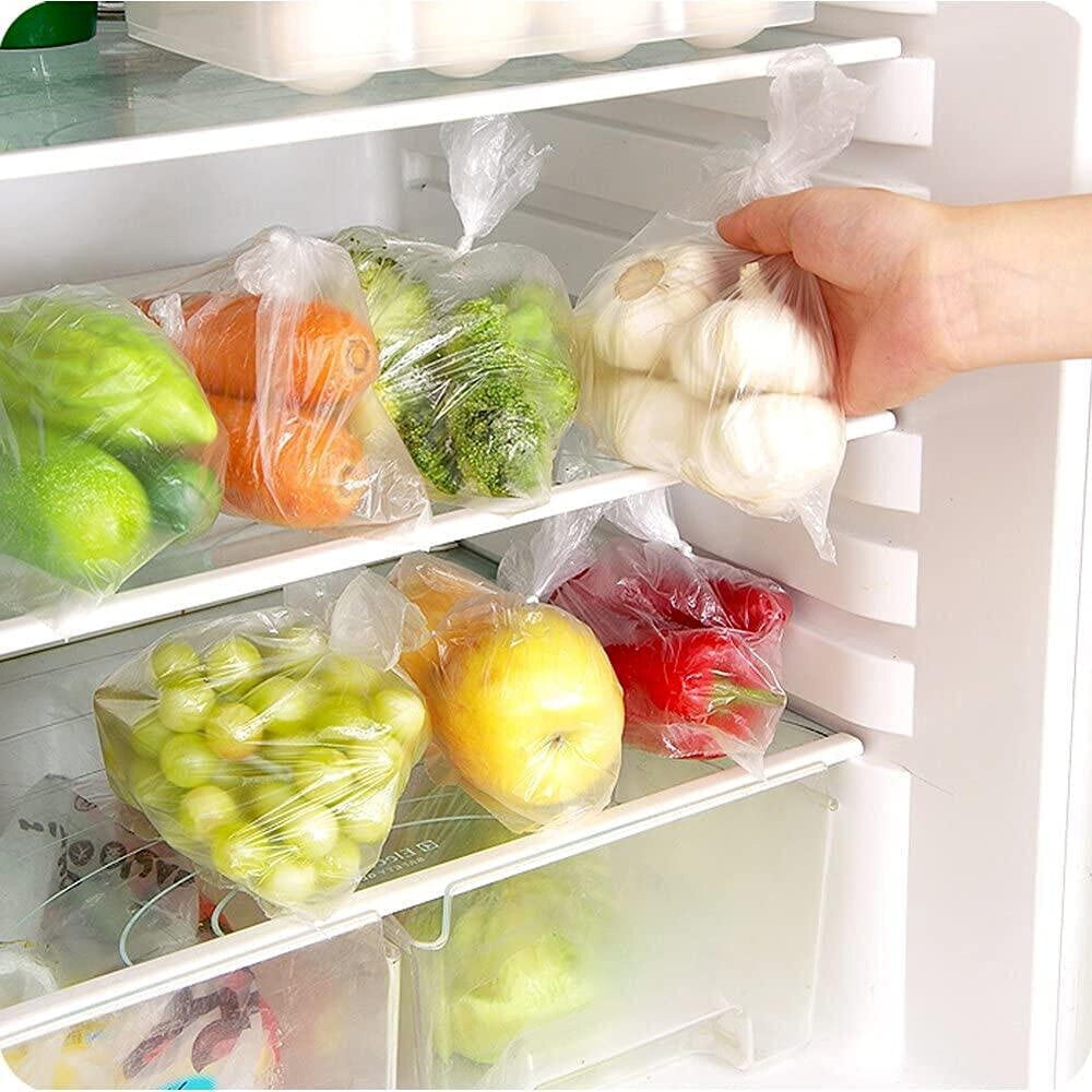 16"x20" 350 /Roll Clear Plastic Produce Bags On Roll Kitchen Food Storage Fruit