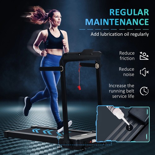 Folding Treadmill, 1.85HP Installation-Free Walking Jogging Running Machine - Picture 8 of 11