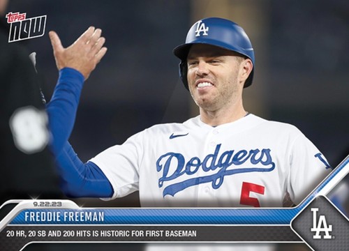 2023 Topps Now 906 Freddie Freeman