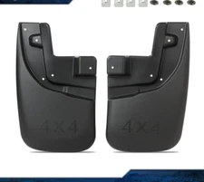 Fit For Toyota Tacoma 2005-2015 Splash Guards Mud Flaps FRONT W/ WHEEL CLIPS 2PC