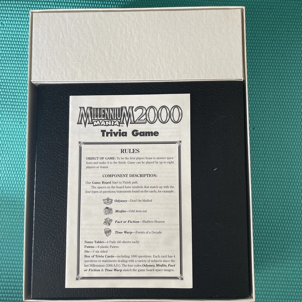 Настольная игра Millennium Mania 2000 Talicor 1999 винтаж - Изображение 2 из 3