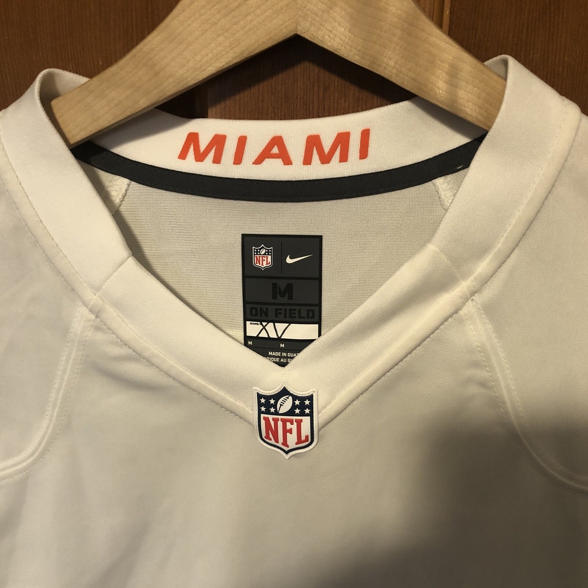 NIKE NFL ON-FIELD MIAMI DOLPHINS JERSEY BLANK White Medium Rare  1/1