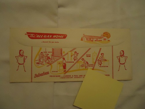 Suburban Propane Gas Co Sprogee ROCKVILLE MD envelope 1959 - Picture 2 of 2