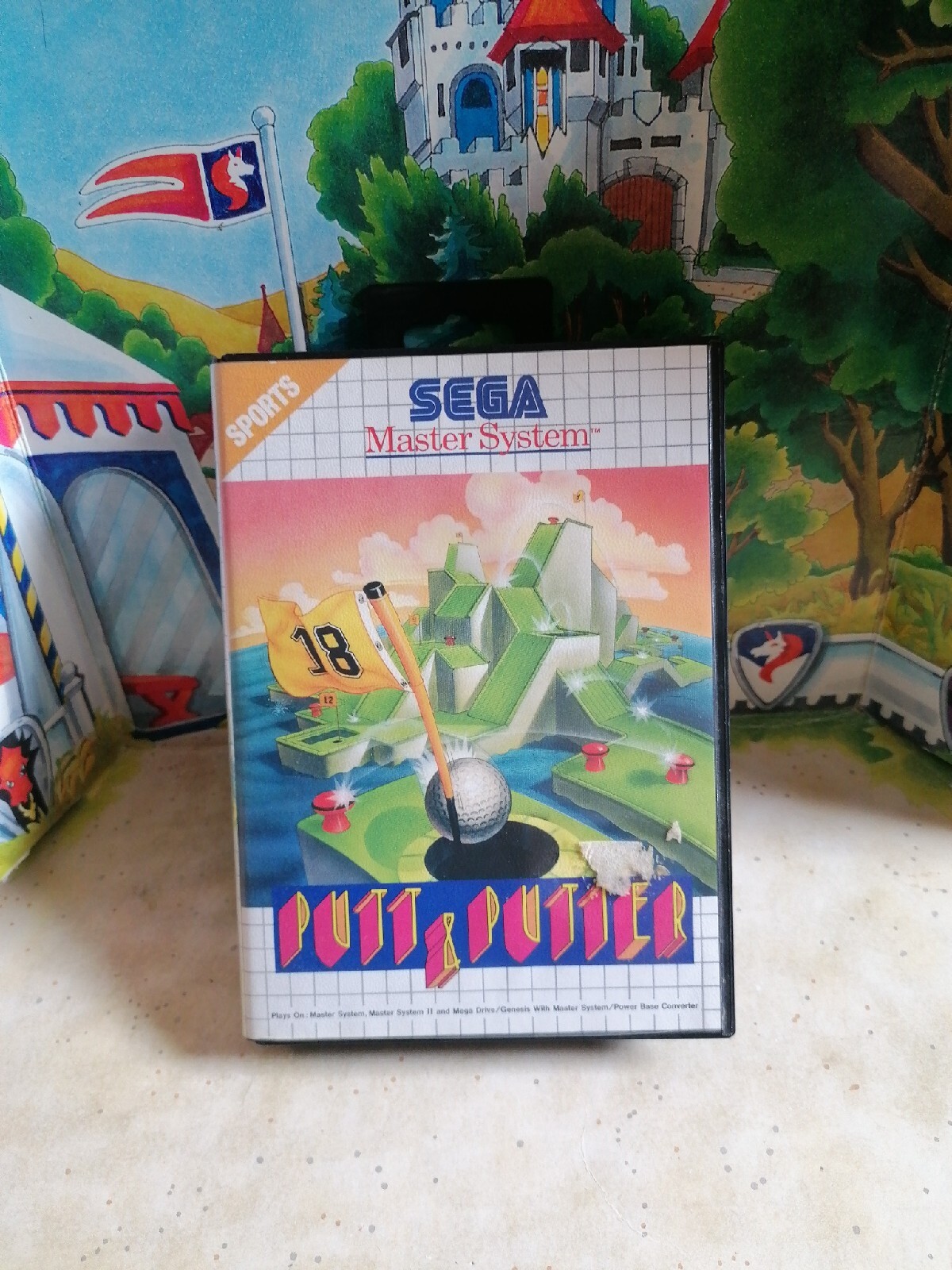 Jeu Vidéo SEGA Master System Putt & Putter 