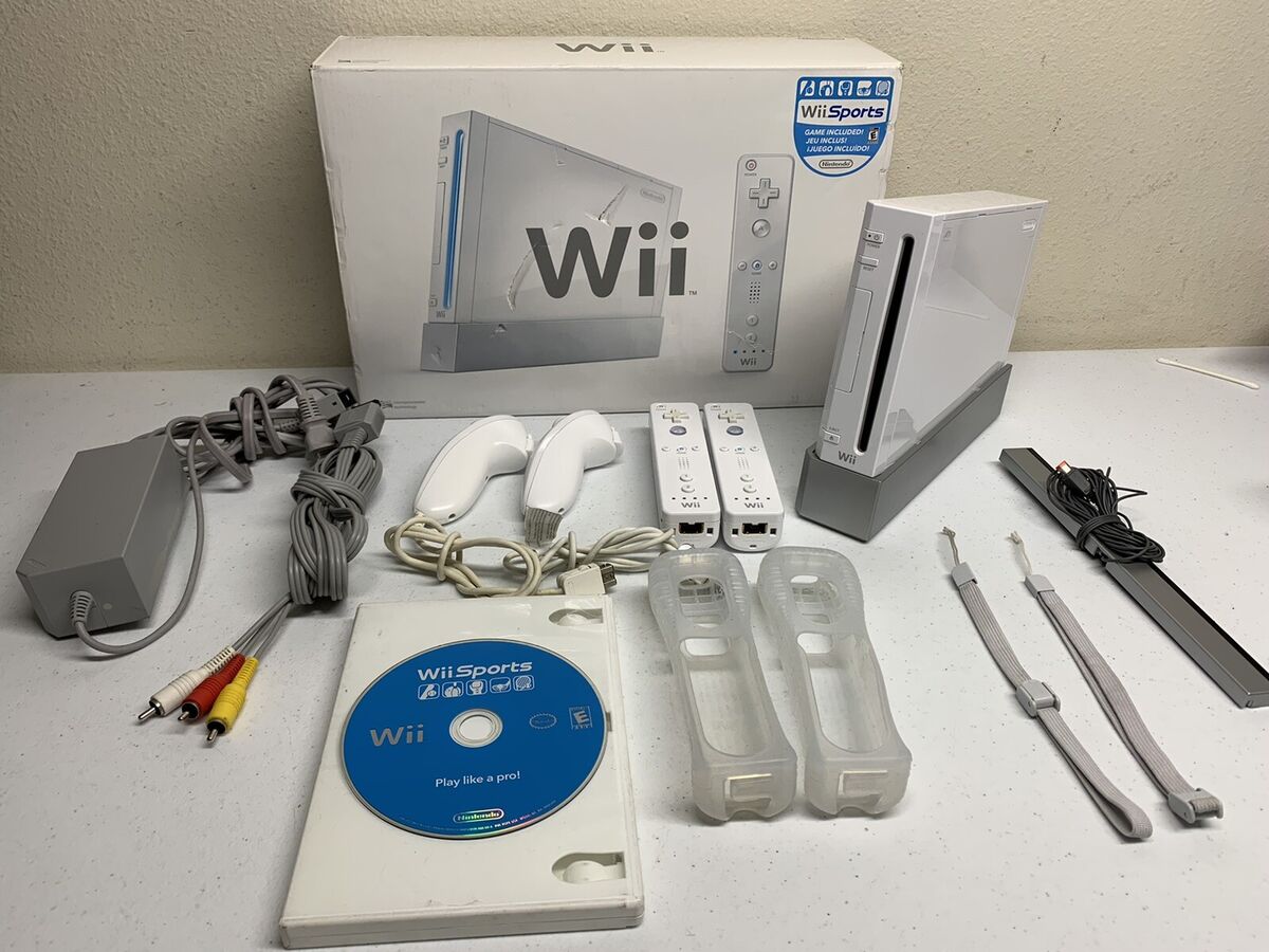 Nintendo Wii White RVL-001 CIB Complete in Box Tested Nintendo Wii White RVL-001 CIB Complete in Box Tested
