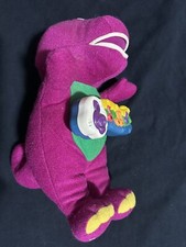 Vintage - 2001 - Sparkle 'N Sing Barney Plush Toy