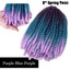 18 Inch Passion Twist Hair Crochet Braid Extensions Water Wave