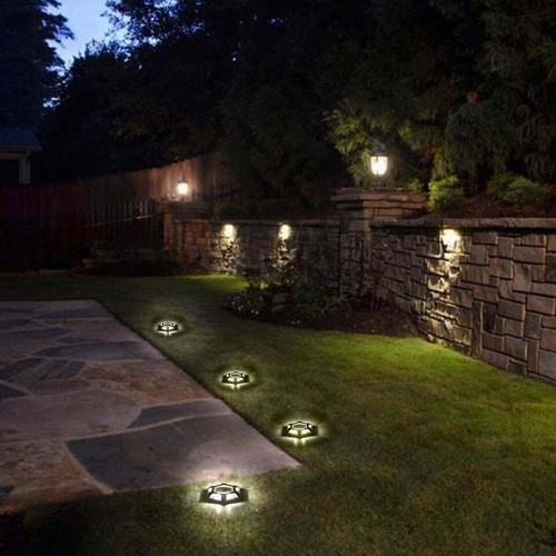 8x Solar LED Road Step Path Light Dock For Outdoor Waterproof Driveway Deck - Picture 11 of 84
