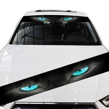 Car Decal Front Rear Windshield Sunshade Window Sticker 3d Blue Eye Waterproof
