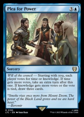 Plädoyer für die Macht ~ Commander: Herr der Ringe [ NM ] [ Magic MTG ]