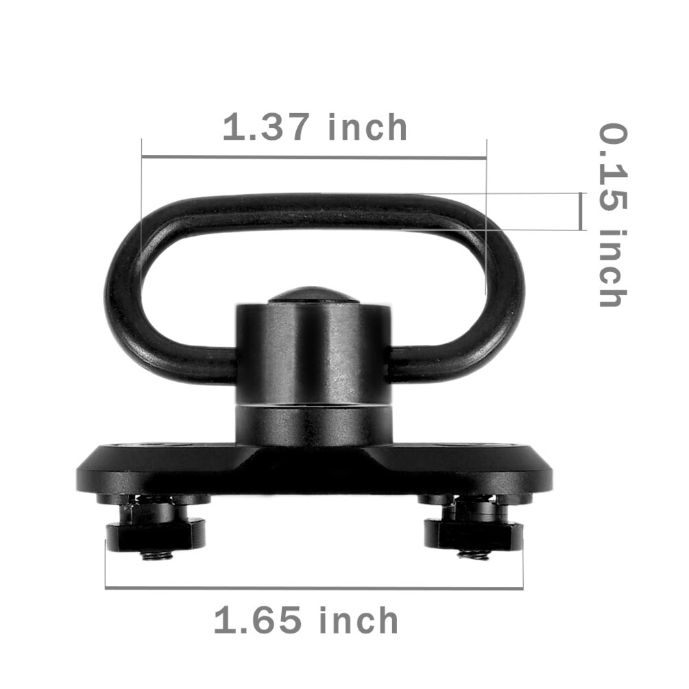 MLOK Heavy Duty QD Sling Swivel Adapter Mount with Swivel for MLOK