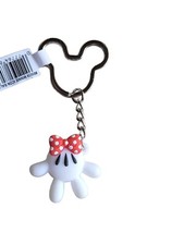 DISNEY Genuine Keychain Minnie Mouse Hand Glove Keychain Cute Charm Keychain