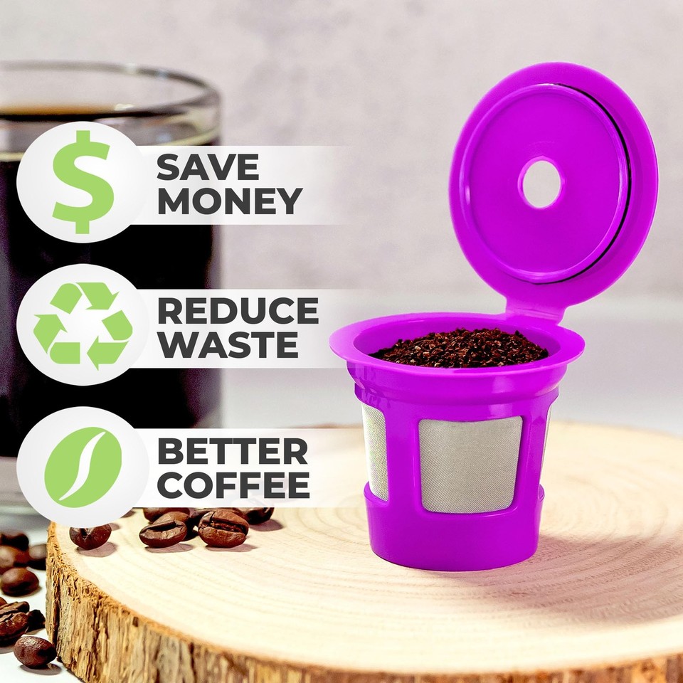 Perfect Pod Cafe Save Reusable K Cup Pod Coffee Filters Refillable