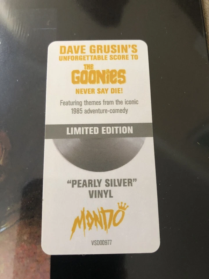 GOONIES movie score vinyl soundtrack record MONDO 40th anniversary/500 Sold Out - Image 2 of 4