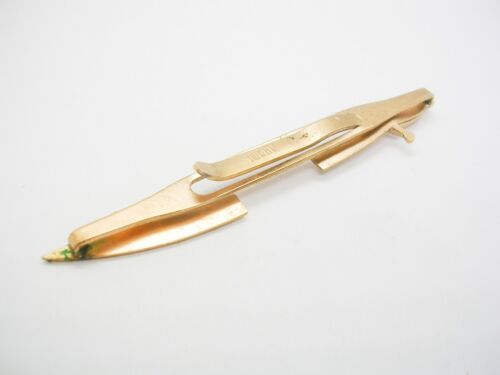 Vintage Cravat Holder Freemason Tie Bar Scimitar Shriners SWANK Tie Clip - Picture 2 of 3