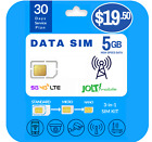 Jolt Mobile Data Sim Card - 5Gb Internet 30 Days Data Plan on At&T 5G 4G Lte Sim