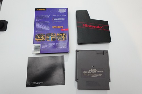 Spelunker (Nintendo NES, 1987) CIB Complete 5-Screw Hangtab Nice Condition!! - Picture 12 of 24