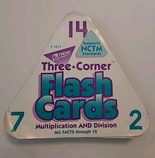 Three Corner Flash Cards : 46 Pack - Multipli...