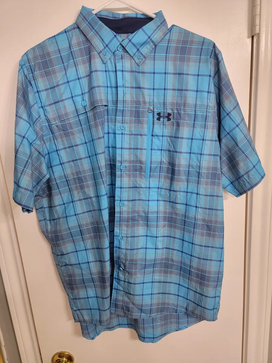 under armour button up fishing shirt