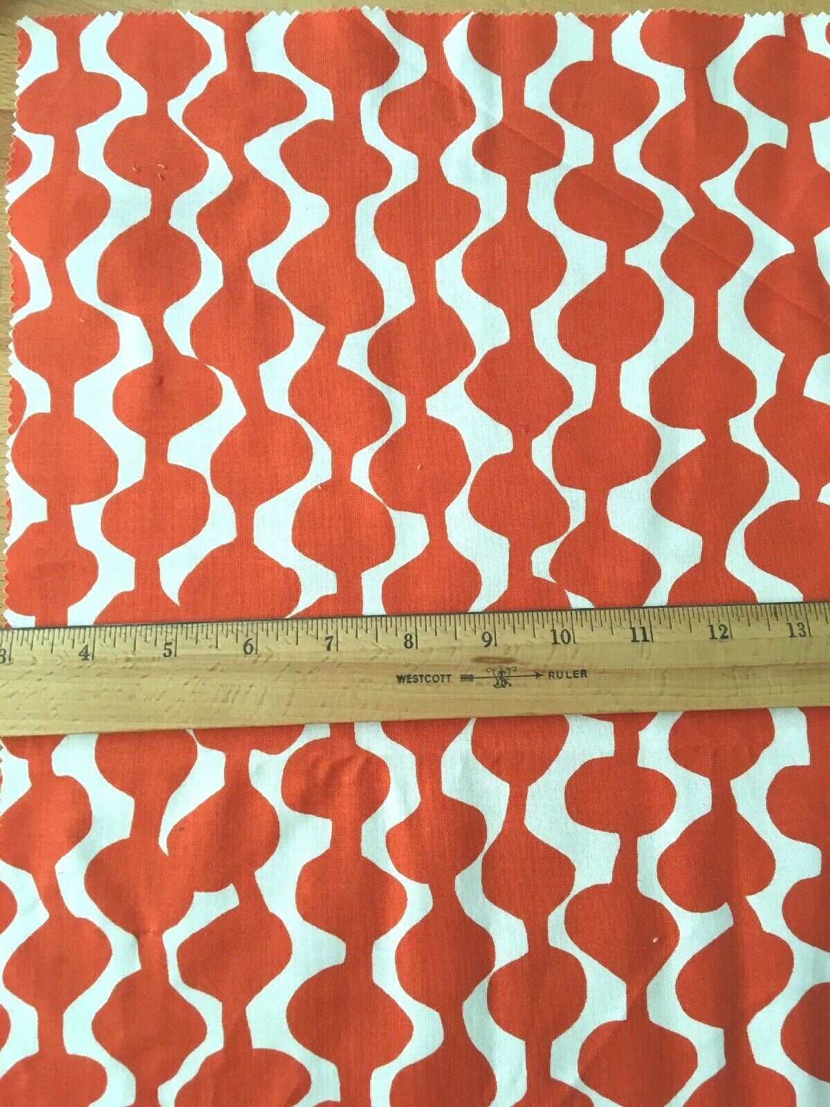 5 Benartex RED TULIP ROWS Coordinating Cotton Quilting Fabrics 12.5" x