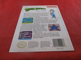 The Bugs Bunny Crazy Castle Nintendo NES Promo Store Shelf Display Card ONLY