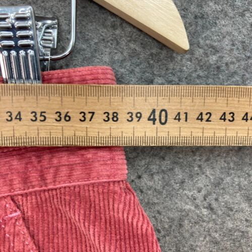 Elm Skirt Womens 10 Light Red Corduroy Straight Pockets Cotton Mid Rise 3819 - Picture 4 of 10