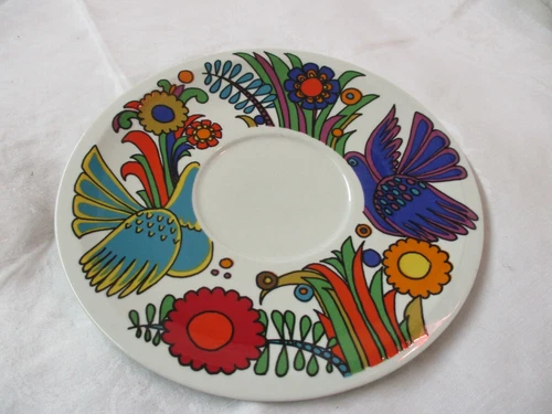 Vintage Luxembourg Villeroy & Boch Septfontaines Oversized Saucer Acapulco