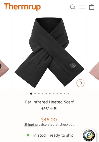 Heated Neck Scarf Far Infrared Thermup HS614 Brand New - 第 1/5 張圖片