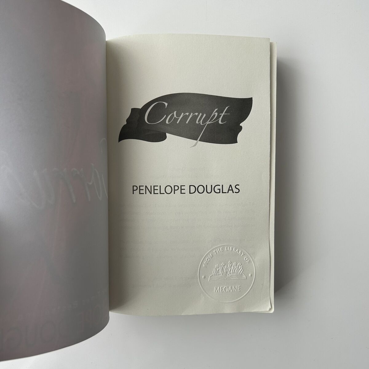 FIRST EDITION: Corrupt by Penelope Douglas (Devil's Night #1 FIRST EDITION: Corrupt by Penelope Douglas (Devil's Night #1