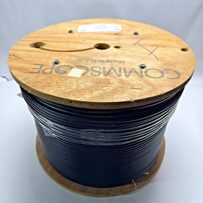 CommScope 1592A Cat6A Shielded Ethernet Cable 1000ft (760178129) Black