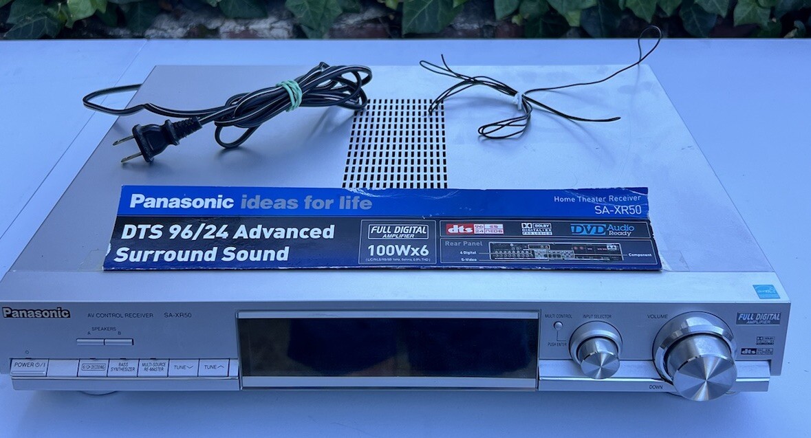 Panasonic AV Control Amplifer SA-XR50 Slim-Design Home Panasonic AV Control Amplifer SA-XR50 Slim-Design Home