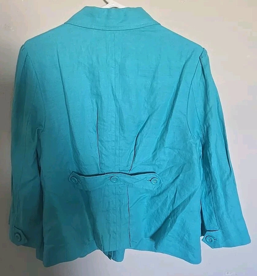 Blazer Kim Rogers Lino Talla Grande Excelente Estado  Foto 2 de 3