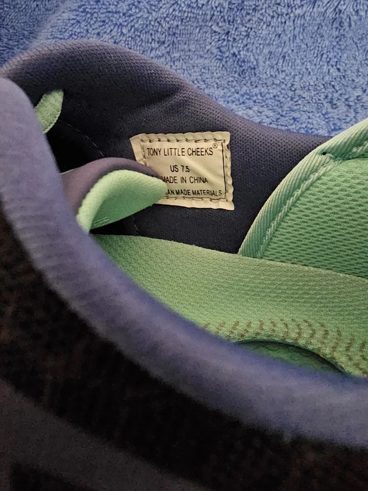 Tony Little Cheeks Fit Body Multi Negro/Púrpura Deportivo Gel Entrenadores Zapatos 7.5  Foto 4 de 4