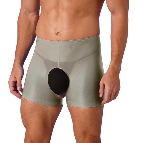 Boxer homme transparent slip nylon sans entrejambe culotte sous vêtement de nuit - Photo 9 sur 123