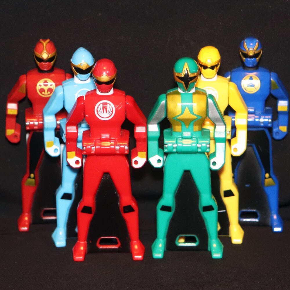 POWER RANGERS HURRICANEGER Ninja Storm DX Ranger Key set
