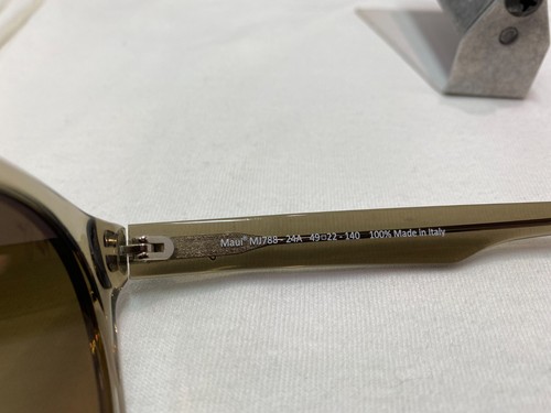 MAUI JIM DRAGONFLY MJ 788-24A CRYSTAL TAUPE BRONZE POLARIZED SUNGLASSES NEW 9.5 - Picture 8 of 10