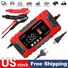 10A Lifepo4 Car Battery Charger – 12V/24V Smart Charger with Desulfator Function