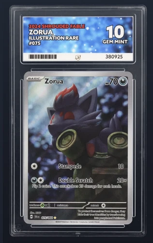 ACE 10- Zorua - 075/064 - Shrouded Fable - Illustration Pokémon TCG