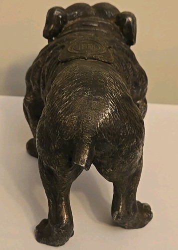 RARO!! Bulldog de metal fundido estampado de la Universidad de Yale temprano - Imagen 5 de 12