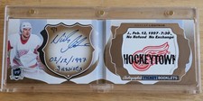 2016-17 The Cup Nicklas Lidstrom #TB-NL Autograph Ticket Booklet /7 SP