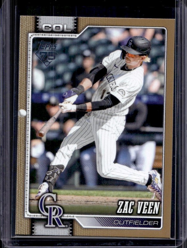 2026 Topps Zac Veen Gold #/2026 Rockies
