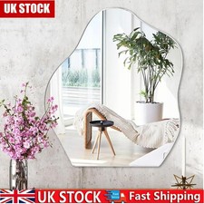 Acrylic Mirror Wall Mirror Frameless Adhesive Mirror Asymmetrical for Bathroom